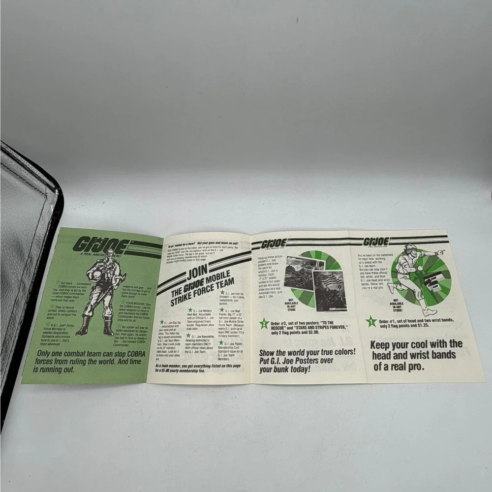VTG 1984 GI Joe Team Members Only Mail Away Insert Parachute Offer 184029-00B